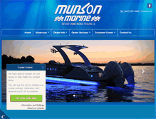 Tablet Screenshot of munsonmarine.com